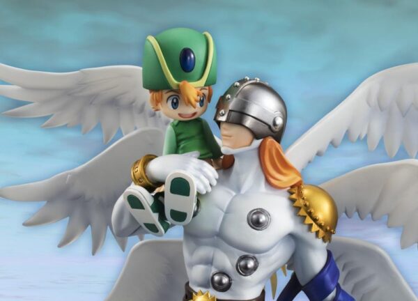 Digimon Adventure Angemon and Takaishi G.E.M. Series Statue - Imagen 3